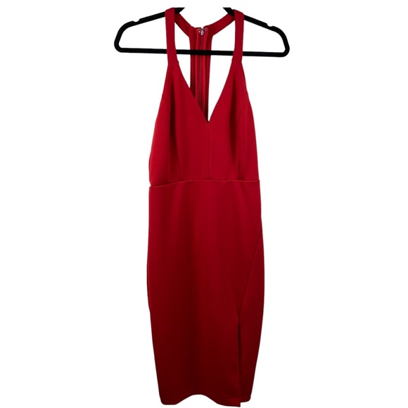 Lulu's Aglow Red Bodycon Slit Midi Dress
Razorback Red Midi Valentine’s Day! - Picture 2 of 10